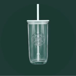 NWT- Starbucks Spring 2023 Glass Recycled Tumbler 16oz